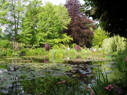 Monet's waterlily pond at Giverny today