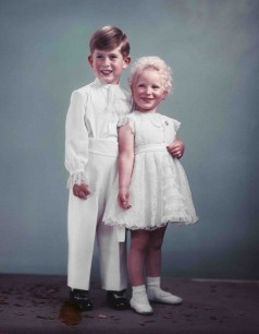 Marcus Adams, Prince Charles and Princess Anne in their Coronation clothes, 23 July 1953. Royal Collection Trust / © Her Majesty Queen Elizabeth II 2013