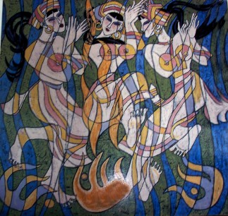 An example of Chinese art from the collection of J.P.V. Nair. Courtesy J.P.V. Nair