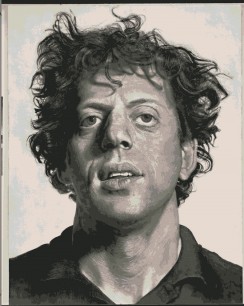 Chuck Close, Phil, 1969, Whitney Museum of American Art, New York © Chuck Close, courtesy Pace Gallery