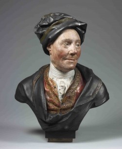 Colley Cibber (1671-1757) c.1740 Painted plaster