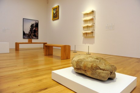 View of the contemporary art galleries at the National Museum of Wales