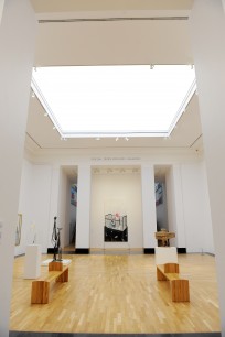 View of the contemporary art galleries at the National Museum of Wales