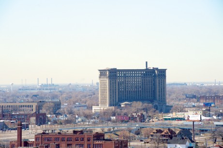 Julia Reyes Taubman, Aerial view of Detroit