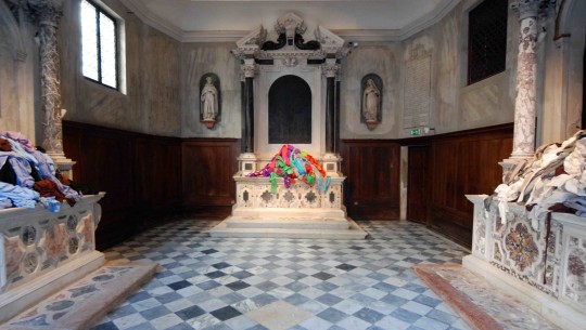 Patricia Cronin, Shrine for Girls, 2015, Chiesa di San Gallo, Venice; Collateral Event of the 56th International Art Exhibition la Biennale di Venezia 2015. Photo: Michal Fornalczyk