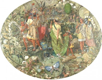 Richard Dadd. Contradiction. Oberon and Titania (1854-8). Oil on canvas. Private Collection