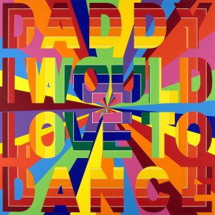 Deborah Kass, Daddy (2008). Enamel and acrylic on canvas