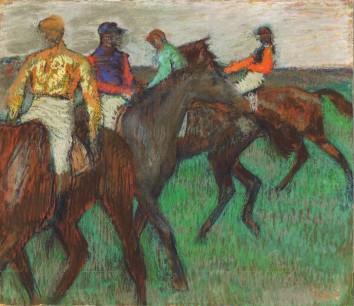 Edgar Degas, Racehorses (1895–99), National Gallery of Canada