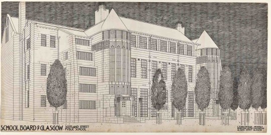 Charles Rennie Mackintosh, design for Scotland Street School © The Hunterian, University of Glasgow