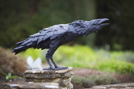 Dido Crosby, Raven III, edition of 12, 48 x 50 x 24 cm