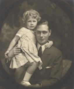 The Duke of York and Princess Elizabeth, July 1929