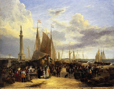 George Vincent, Dutch Fair on Yarmouth Beach (1821)