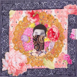 Ebony G. Patterson, Of 72 Project, 2012, Mixed Media on Embellished Bandanas