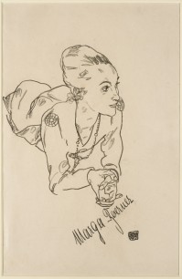 Egon Schiele, The Actress Marga Boerner (1917)