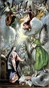 El Greco, The Annunciation, 1596-1600. © Madrid, Museo Nacionale del Prado