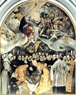 El Greco, The Burial of Count Orgaz (1586–8), Santo Tomé, Toledo