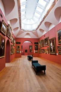 Interior of the Dulwich Picture Gallery, designed by Sir John Soane, during a previous exhbition (2010) ©Stuart Leech