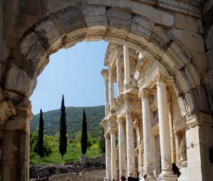 Celsus Library and Forum, Ephesus, Turkey. Photo: Henry Matthews