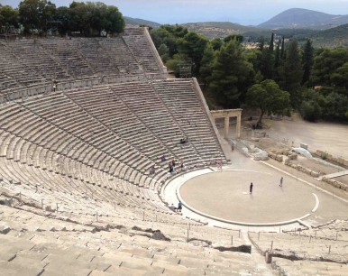 The theatre at Epidauros, still in use today