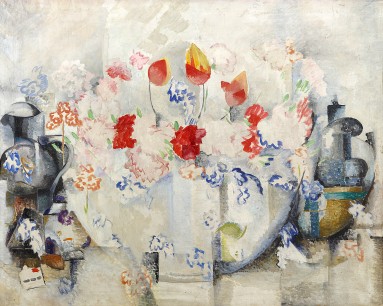 Alexandra Exter,  Vase with Flowers. 1912