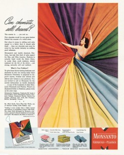 Advertisement by Monsanto Chemical  Company in Fortune, September 1946