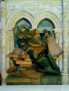 Anthony Caro, sculpture in The Chapel of Light, St Jean Baptise, Bourbourg, France