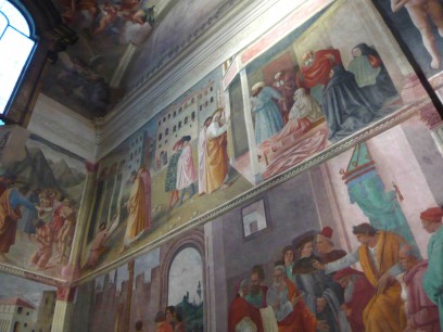 Masaccio's frescos in the Brancacci Chapel, Sta Maria del Carmine, Florence - one of the sites discussed in An Art Lover's Guide to Florence by Judith Testa. Photo: Frances Follin