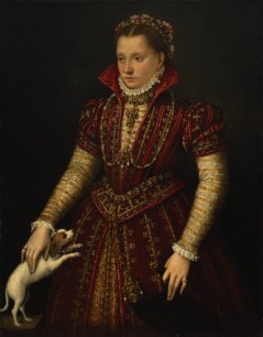 Lavinia Fontana, Portrait of a Noblewoman, c.1580, Oil on canvas, 45 1/4x35 1/4in. Courtesy the National Museum of Women in the Arts, Washington DC. Gift of Wallace & Wilhelmina Holladay; Funding for frame generously provided by the Texas State Committee