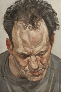 Lucian Freud  Frank Auerbach 1975-6. Courtesy of Lucian Freud archives © Lucian Freud