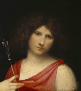 Giorgio da Castelfranco, called Giorgione (ca. 1477–1510) Youth with an Arrow, c. 1505 Oil on panel, 48 x 42 cm