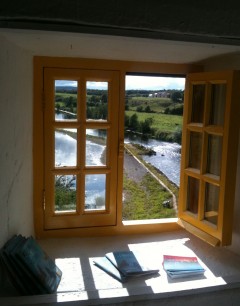 Another side of Ireland: Gallery window Grennan Mill Thomastown