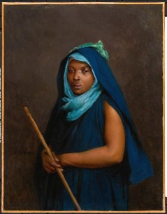 Jean-Leon Gerome – Portrait of an African Woman  c.1880, oil on canvas, 41 x 32.2 cm, s.I.I. J.L. GEROME, Inv.2002.33.26. © Joseph M. Tanenbaum Photography: Courtesy of Roy Timm