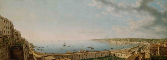 Giovanni Battista Lusieri, A View of the bay of Naples