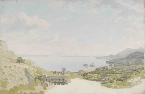 Giovanni Battista Lusieri, View of Lacco on Ischia, c.1785-90