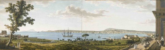 Giovanni Battista Lusieri, The Bay of Naples from Portici