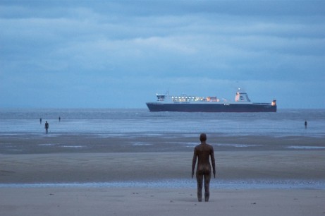 Antony Gormley, Another Place, 1997, installation view, Crosby, Merseyside, UK © the artist / White Cube