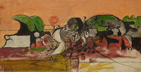 Graham Sutherland, Estuary (1946). Courtesy Abbott Hall Gallery