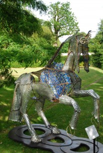 White Horse of Hanover from the Queen's Beasts by Tom Hiscocks. Photograph by Greg Hider