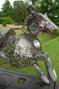 Black Bull of Clarence - one of the Queen's Beasts by Tom Hiscocks. Photograph Greg Hider