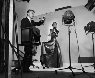 Horst directing fashion shoot with Lisa Fonssagrives,   1949 Photo by Roy Stevens /Time & Life Pictures / Getty Images