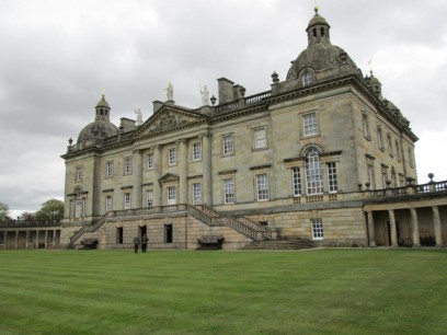 A rear view of Houghton Hall