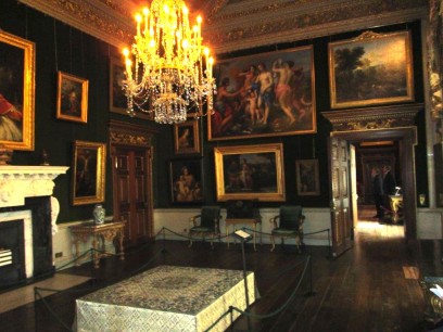 Houghton Hall paintings in situ. Photograph: Sue Ward