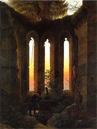 Caspar David Friedrich (1774-1840), Hutton’s Tomb, c.1823/4, oil on canvas,  93.5x73.4cm.,