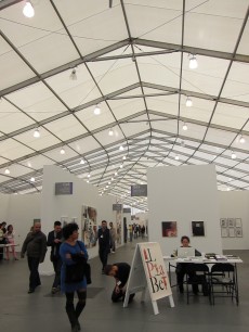 View of part of the interior, Frieze New York