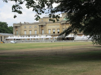 Buckingham Palace, from the garden