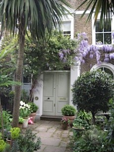 Jill and Martin Leman's garden in Malvern Terrace, London, opened in aid of the NGS. © Jill Leman