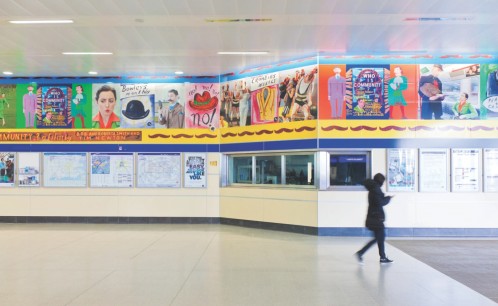 Bob and Roberta Smith and Tim Newton, Who is Community? (2012). Stratford Underground Station