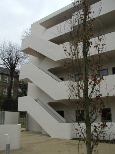 Isokon, Hampstead, designed by Wells Coates, 1933. Photograph by Marilyn Greene.