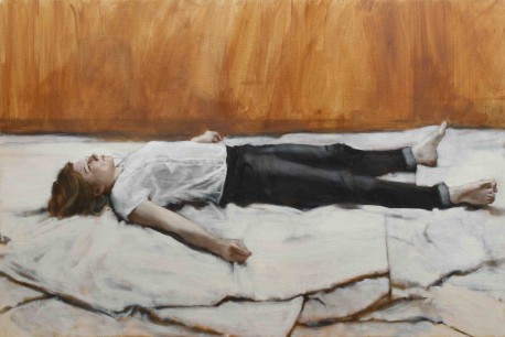Tim Wright, JMP 3, oil on canvas 120cm x 180cm 2013