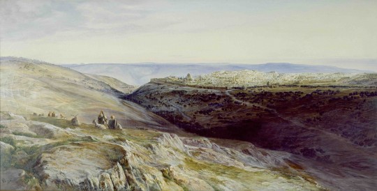 Edward Lear (1812–88) Jerusalem, 1865 Oil on canvas © Ashmolean Museum,